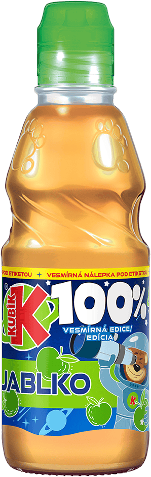 Kubík 100 % Jablko ve vesmírné edici