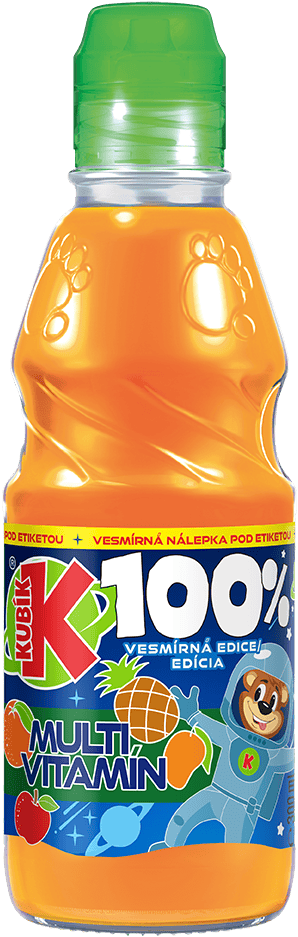 Kubík 100 % Multivitamin ve vesmírné edici